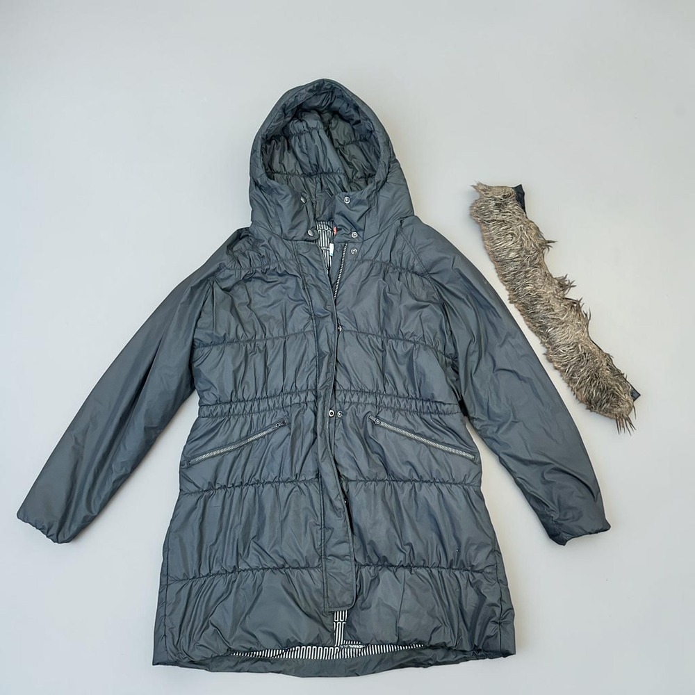 Columbia Sparks Lake Puffer Parka Thermal Coil Hood Black XL Womens Jacket